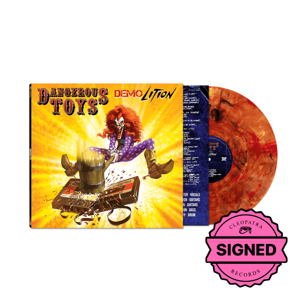 Dangerous Toys - Demolition (Orange Marble Swirl Vinyl LP Signed by Jason McMaster)