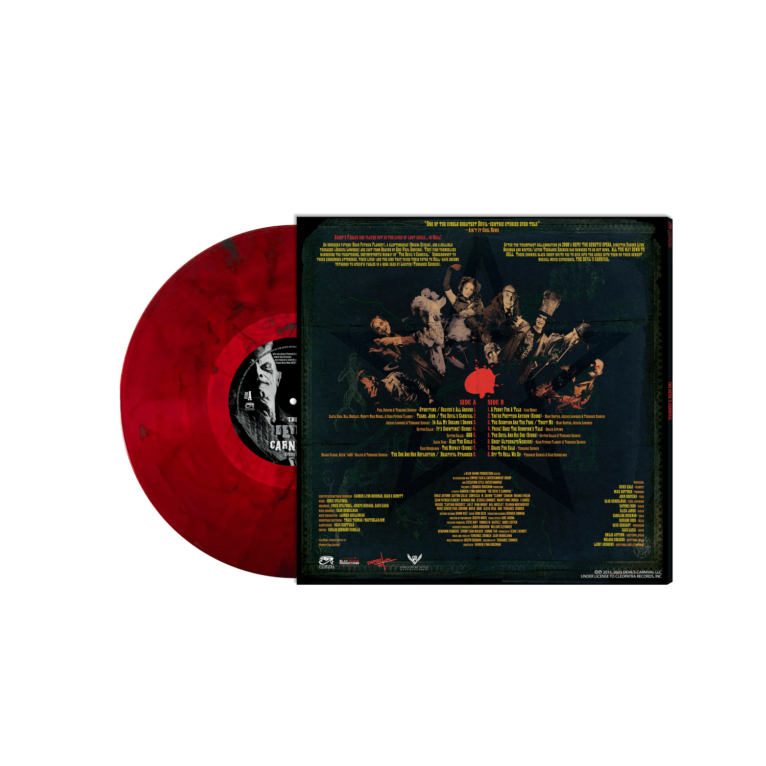 The Devil's Carnival  (Red Marble Vinyl LP)