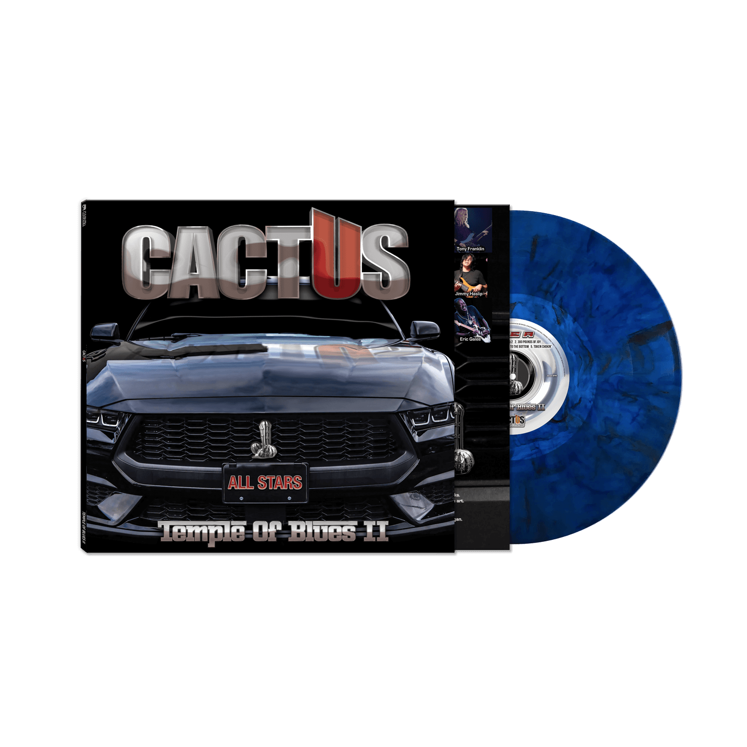 Cactus - Temple Of Blues II - All-Stars (Blue Marble Vinyl LP)