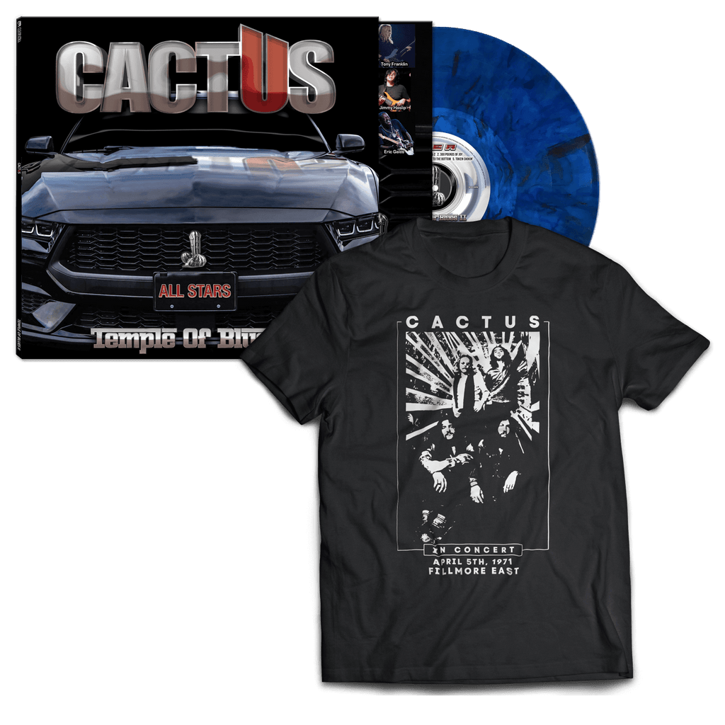 Cactus - Temple Of Blues II - All-Stars (Vinyl LP + T-Shirt Bundle