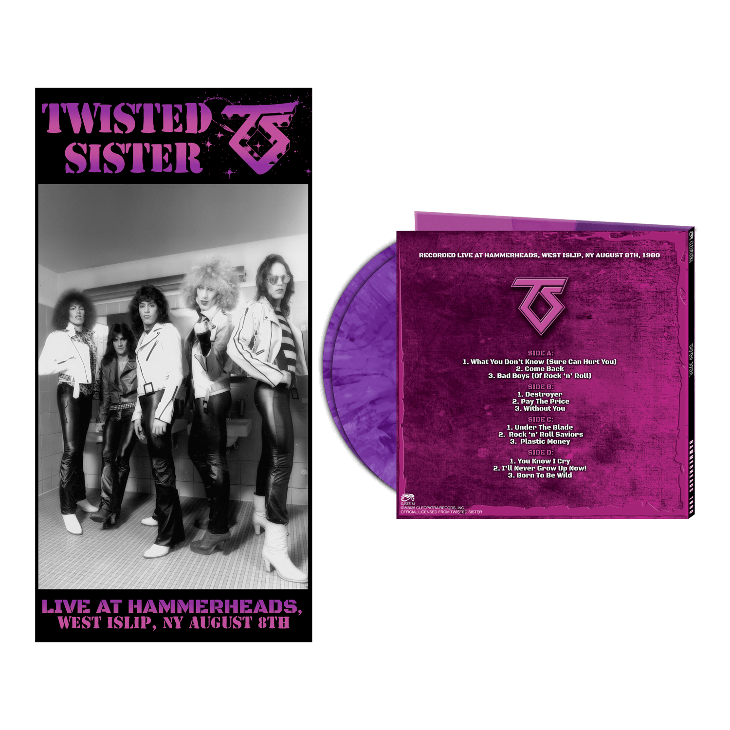 Twisted Sister - Hammerheads 1980 (Purple Marble Double Vinyl LP)