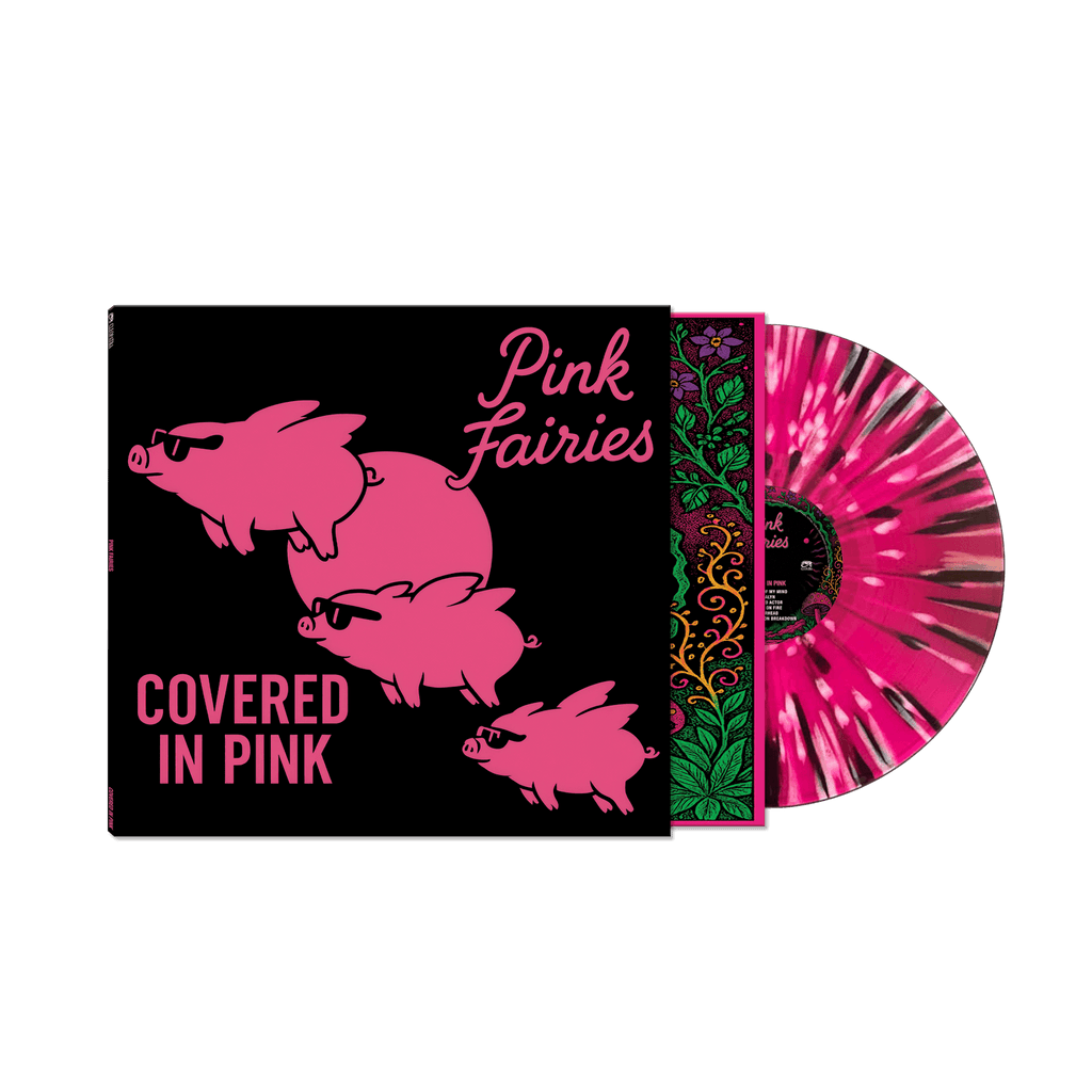 Pink Fairies - Covered In Pink (Black/Pink/White Splatter Vinyl LP