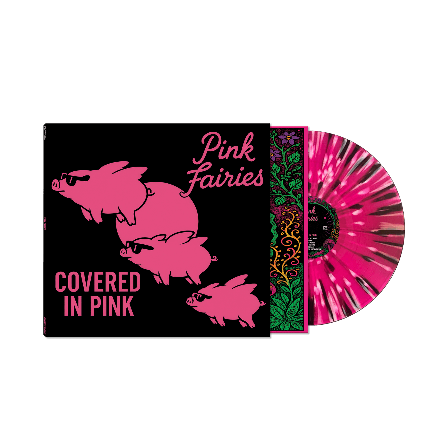 Pink Fairies - Covered In Pink (Black/Pink/White Splatter Vinyl LP)