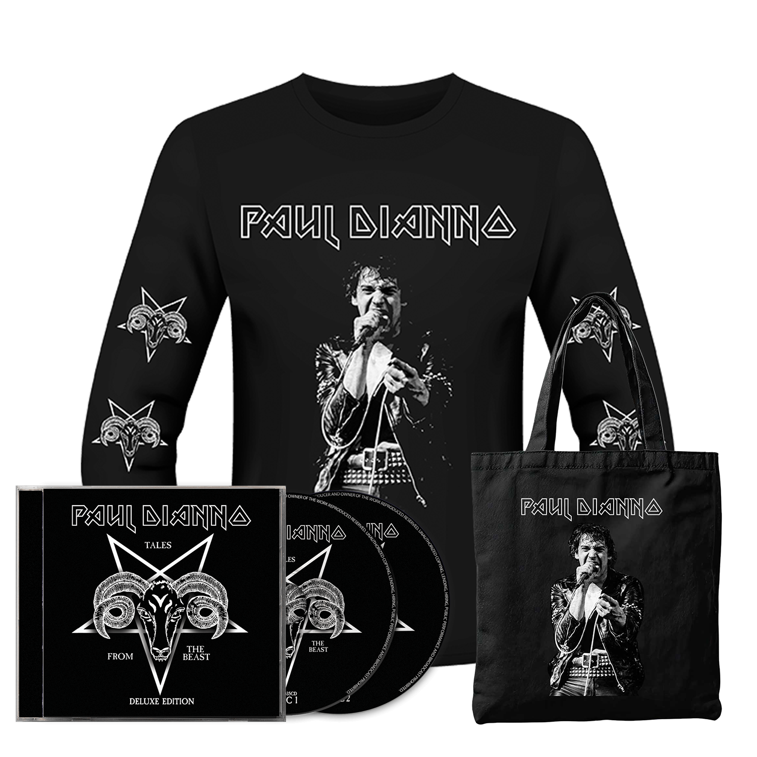 Paul Di'Anno - Tales From The Beast (2 CD + Shirt + Tote Bag Bundle)