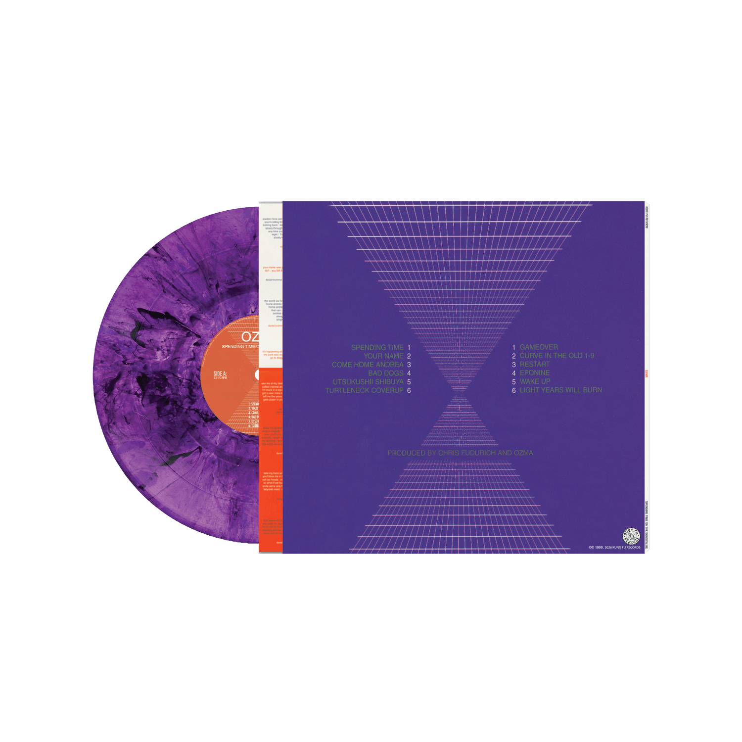 Ozma - Spending Time On The Borderline (Purple Marble Vinyl LP)