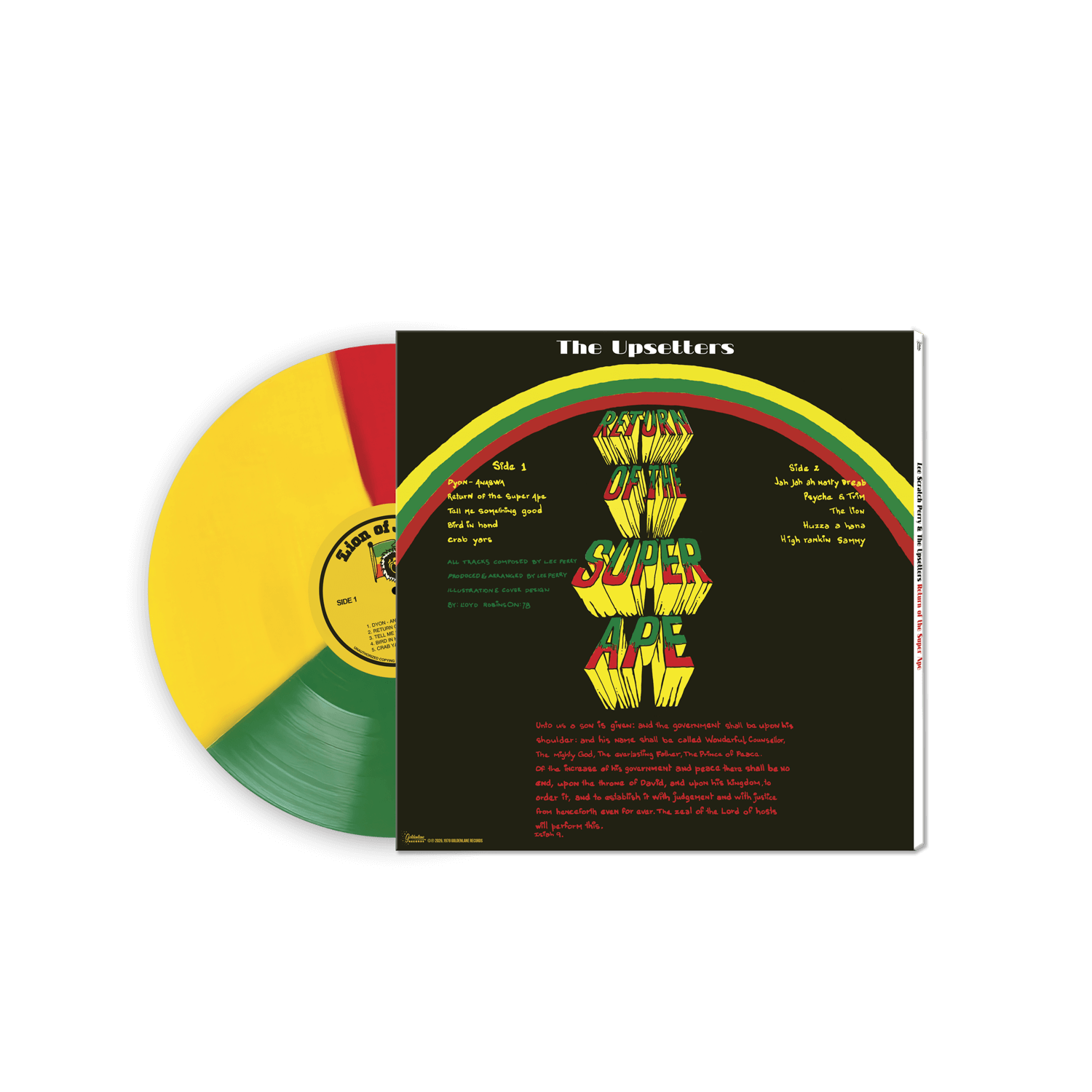 Lee Scratch Perry & The Upsetters - Return Of The Super Ape (Green/Yellow/Red Split Color Vinyl LP)