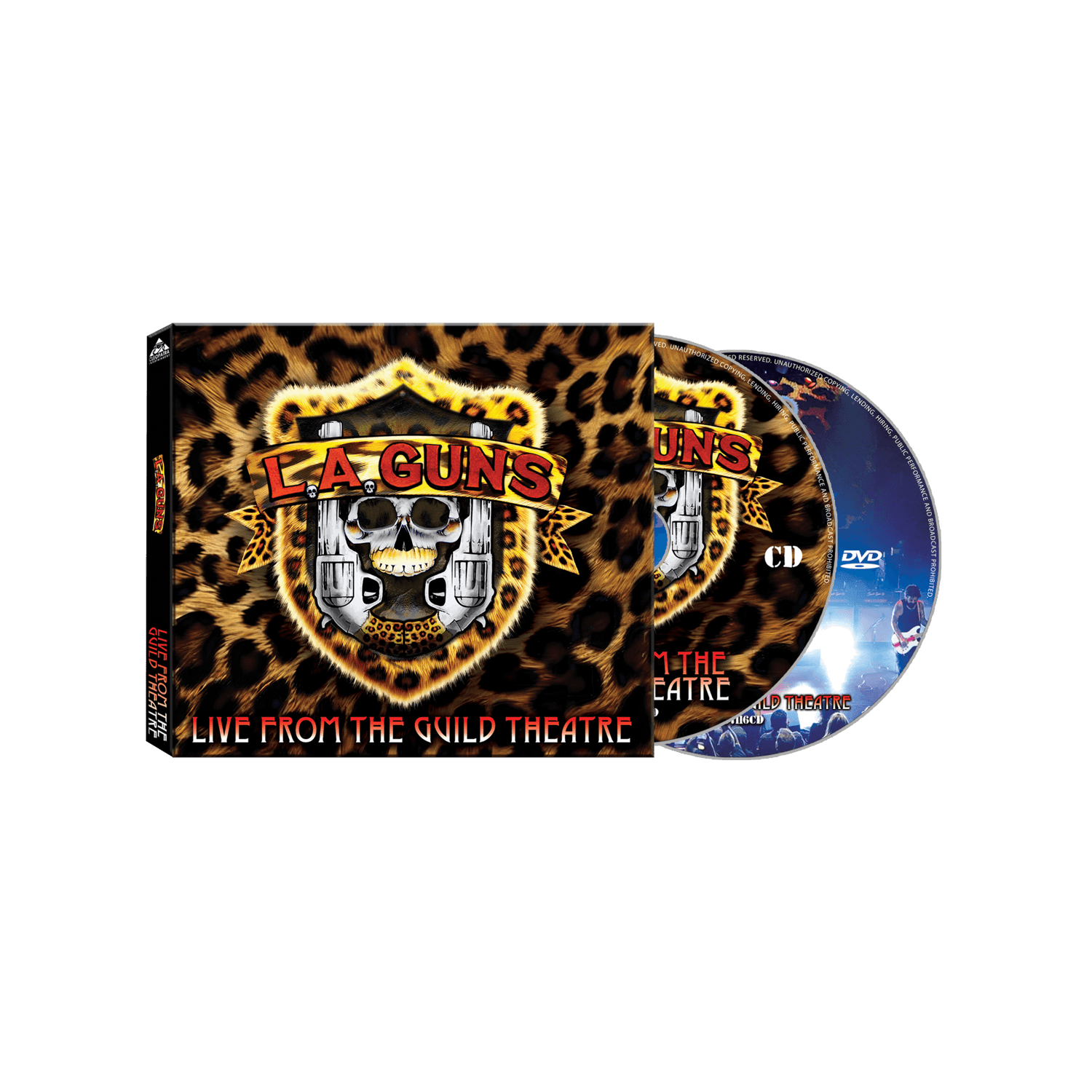 L.A. Guns - Live from The Guild Theatre (CD/DVD + Tapestry + Patch) - Cleopatra Records