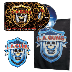 L.A. Guns - Live from The Guild Theatre (CD/DVD + Tapestry + Patch) - Cleopatra Records