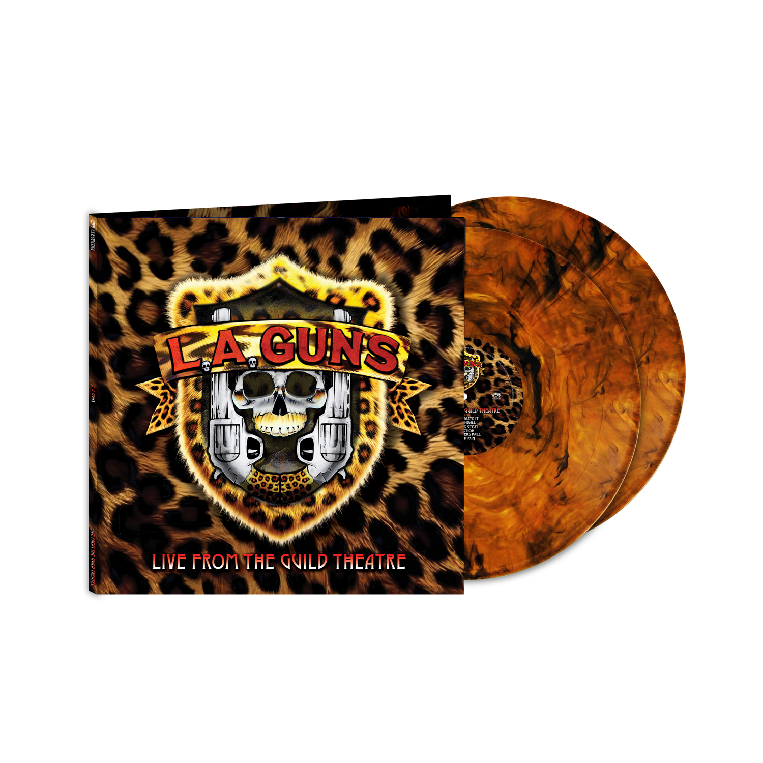 L.A. Guns - Live from The Guild Theatre (Gold, Brown, Yellow, Black, Smoke Double Vinyl LP)