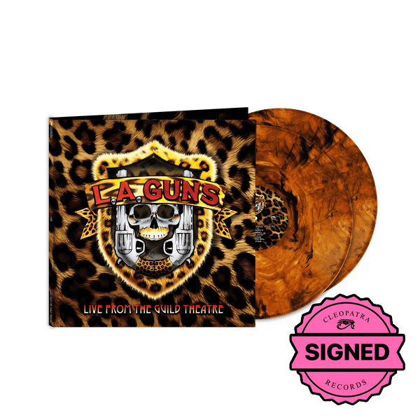 L.A. Guns - Live from The Guild Theatre (Gold, Brown, Yellow, Black, Smoke Double Vinyl LP - Signed by Band)