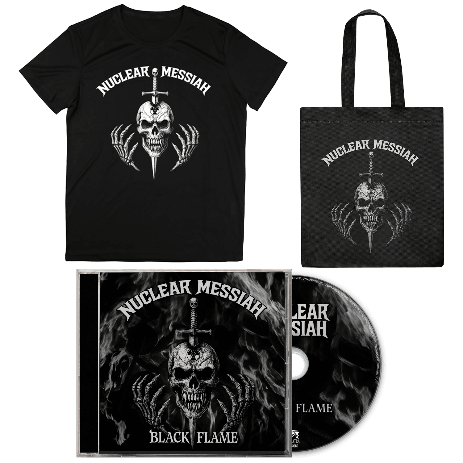 Nuclear Messiah (CD + Shirt + Tote Bag Bundle)