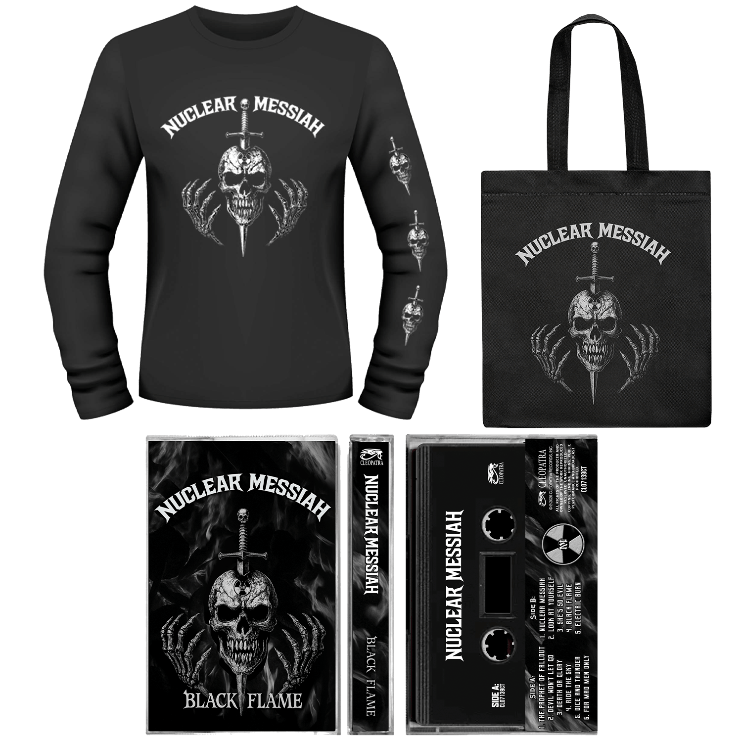 Nuclear Messiah (Cassette + Shirt + Tote Bag Bundle)