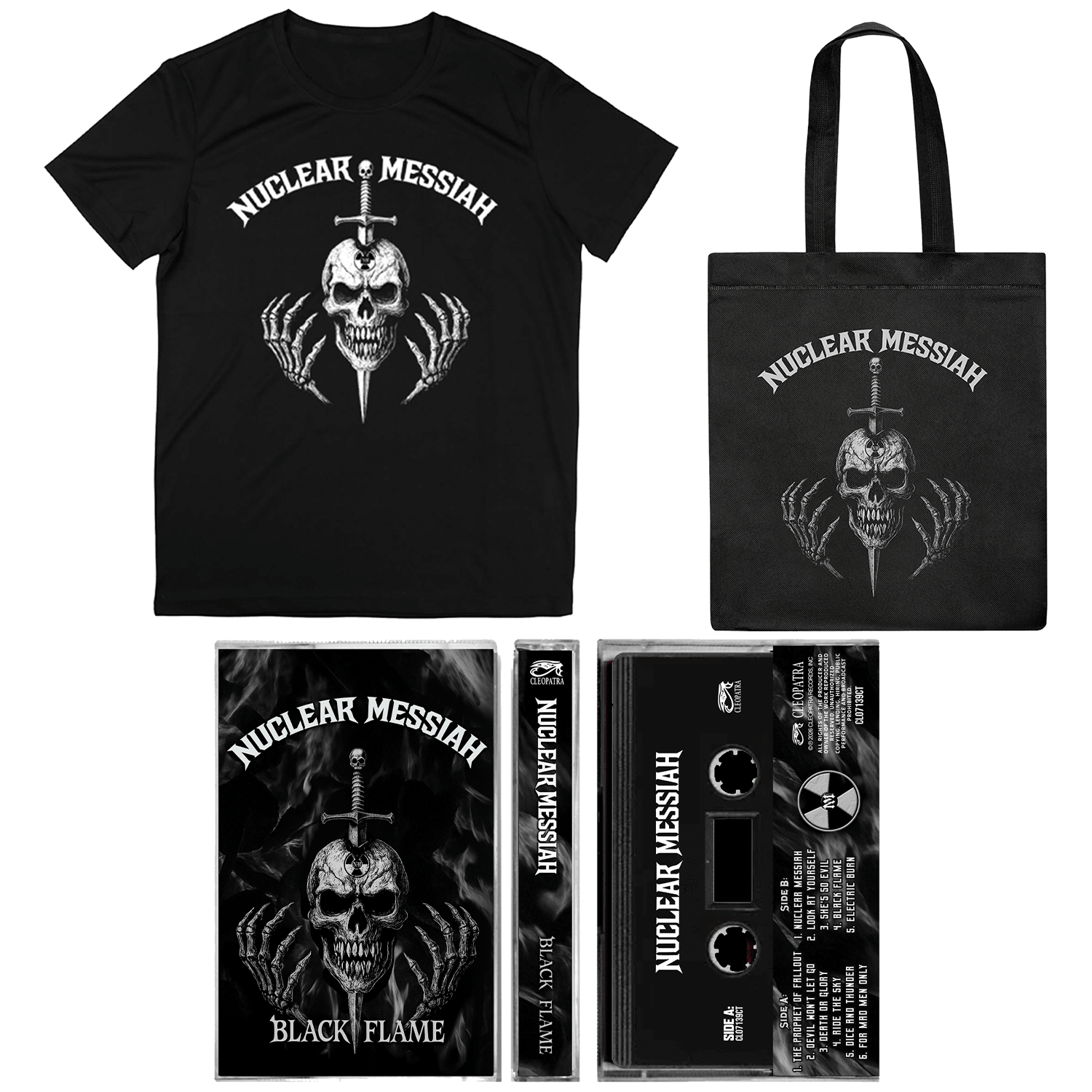 Nuclear Messiah (Cassette + Shirt + Tote Bag Bundle)