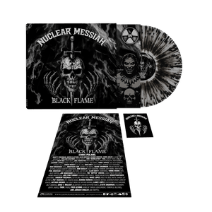 Nuclear Messiah - Black Flame (Clear/Silver/Black Splatter Vinyl Nuclear Messiah - Black Flame (Clear/Silver/Black Splatter Vinyl
