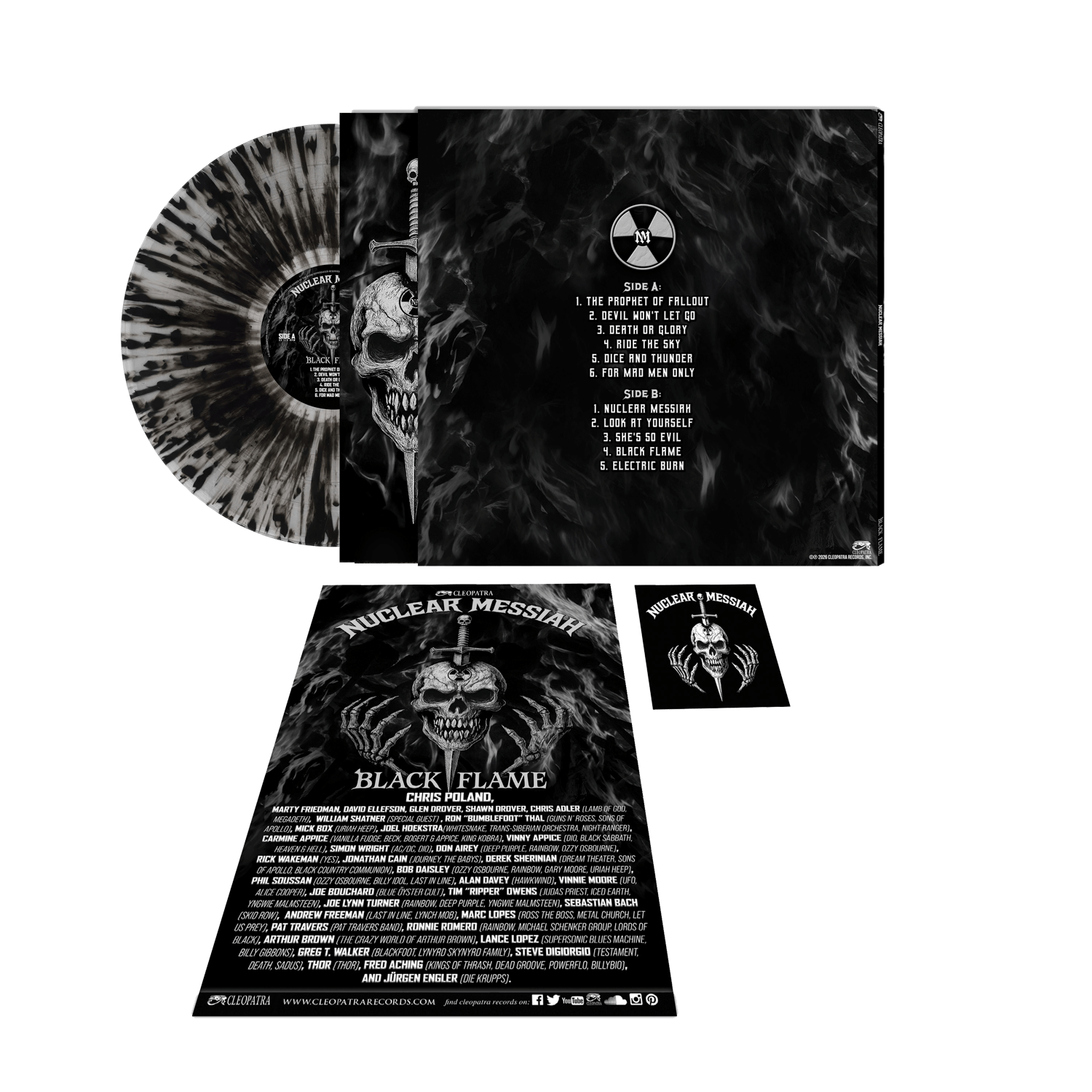 Nuclear Messiah (Vinyl LP + Shirt + Tote Bag Bundle) - Cleopatra Records