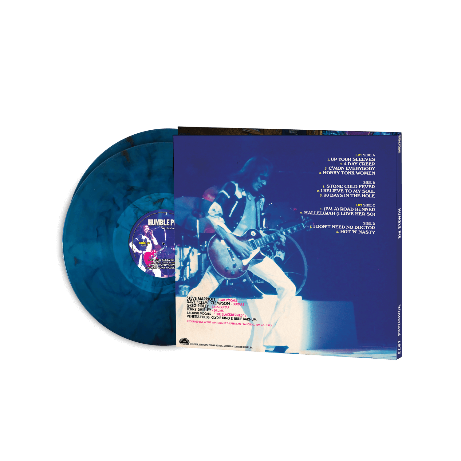 Humble Pie - Winterland 1973 (Blue Marble Double Vinyl LP)