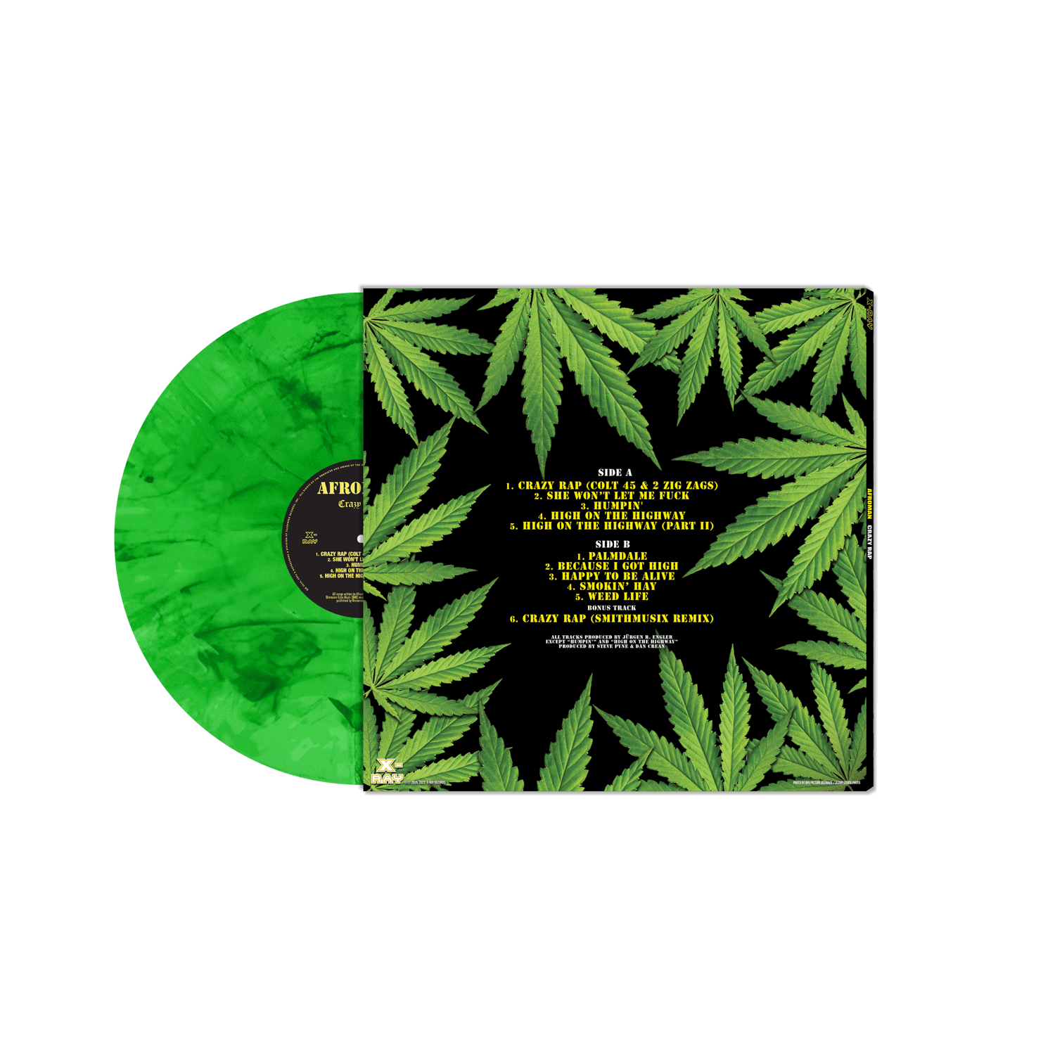 Afroman - Crazy Rap (Green Marble Vinyl LP)
