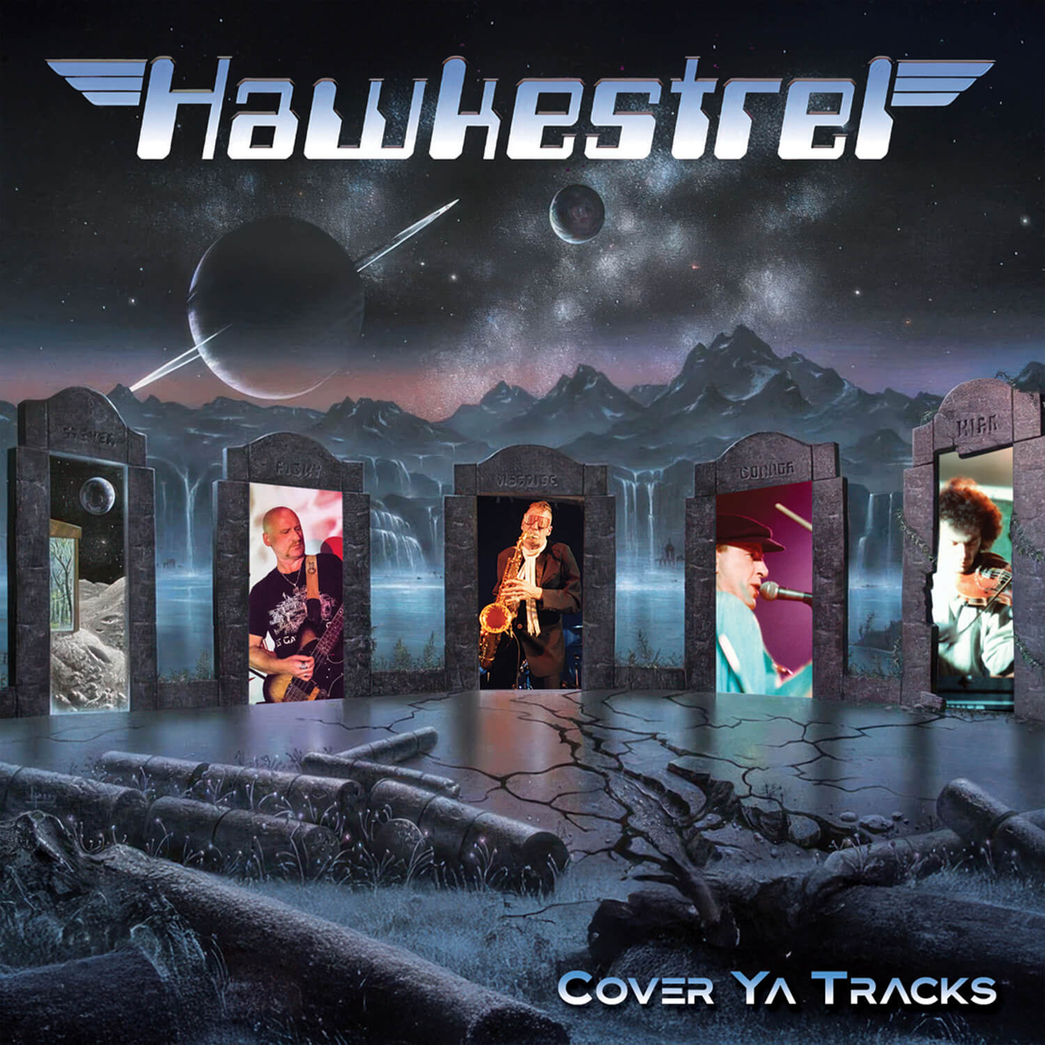 Hawkestrel - Cover Ya Tracks (Purple Marble Vinyl LP) - Cleopatra