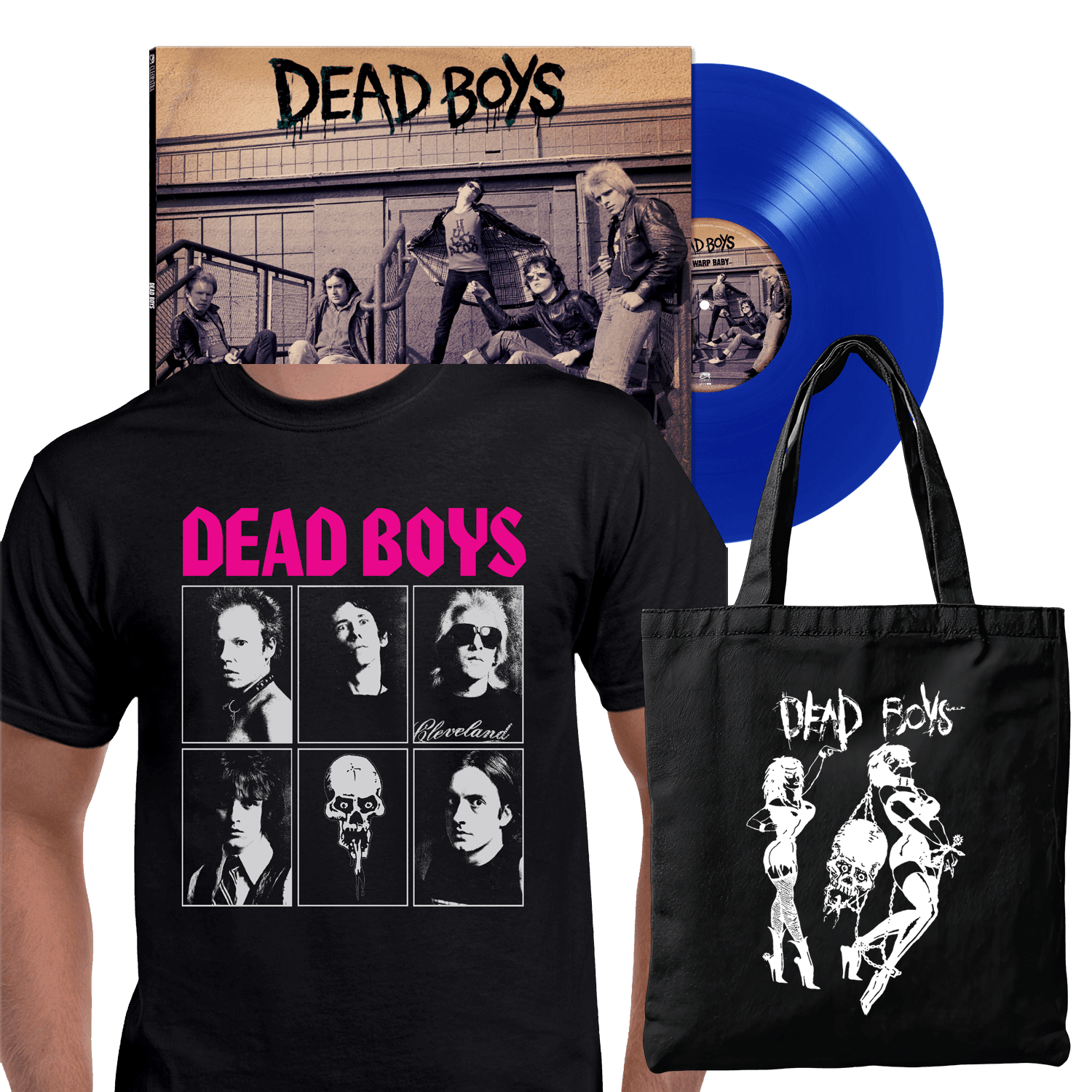 Dead Boys - Time Warp Baby (Vinyl LP + Shirt + Tote Bag Bundle)