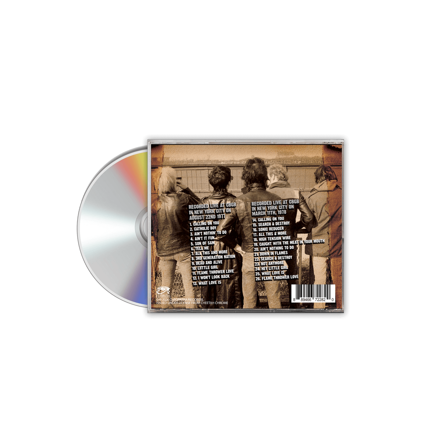 Dead Boys - Down On The Bowery From The Sleaziest Catacombs (CD)