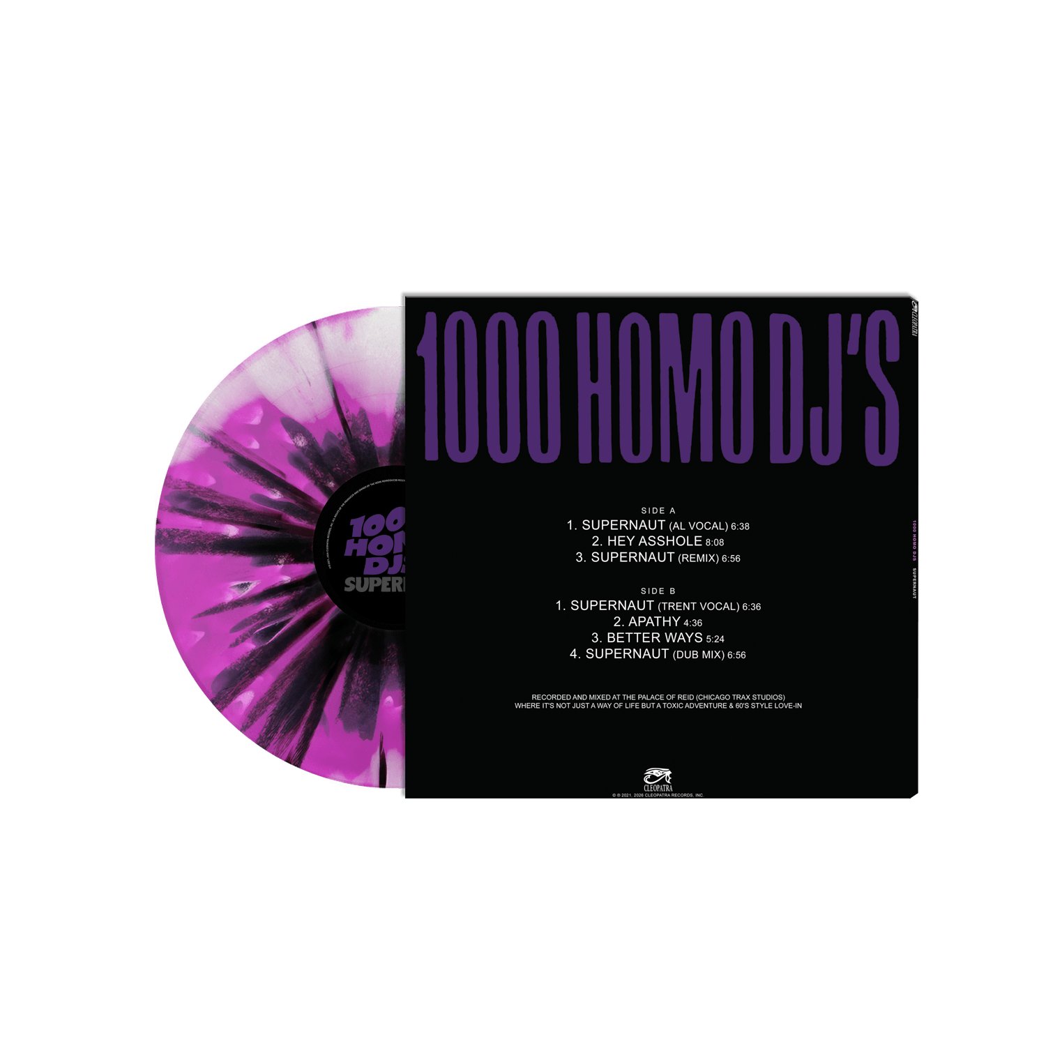 1000 Homo DJs - Supernaut (Magenta, Black, White, Haze, Splatter Vinyl LP)