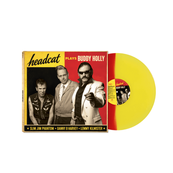 Head Cat - Sings Buddy Holly (Red/Yellow Split Color Vinyl LP)