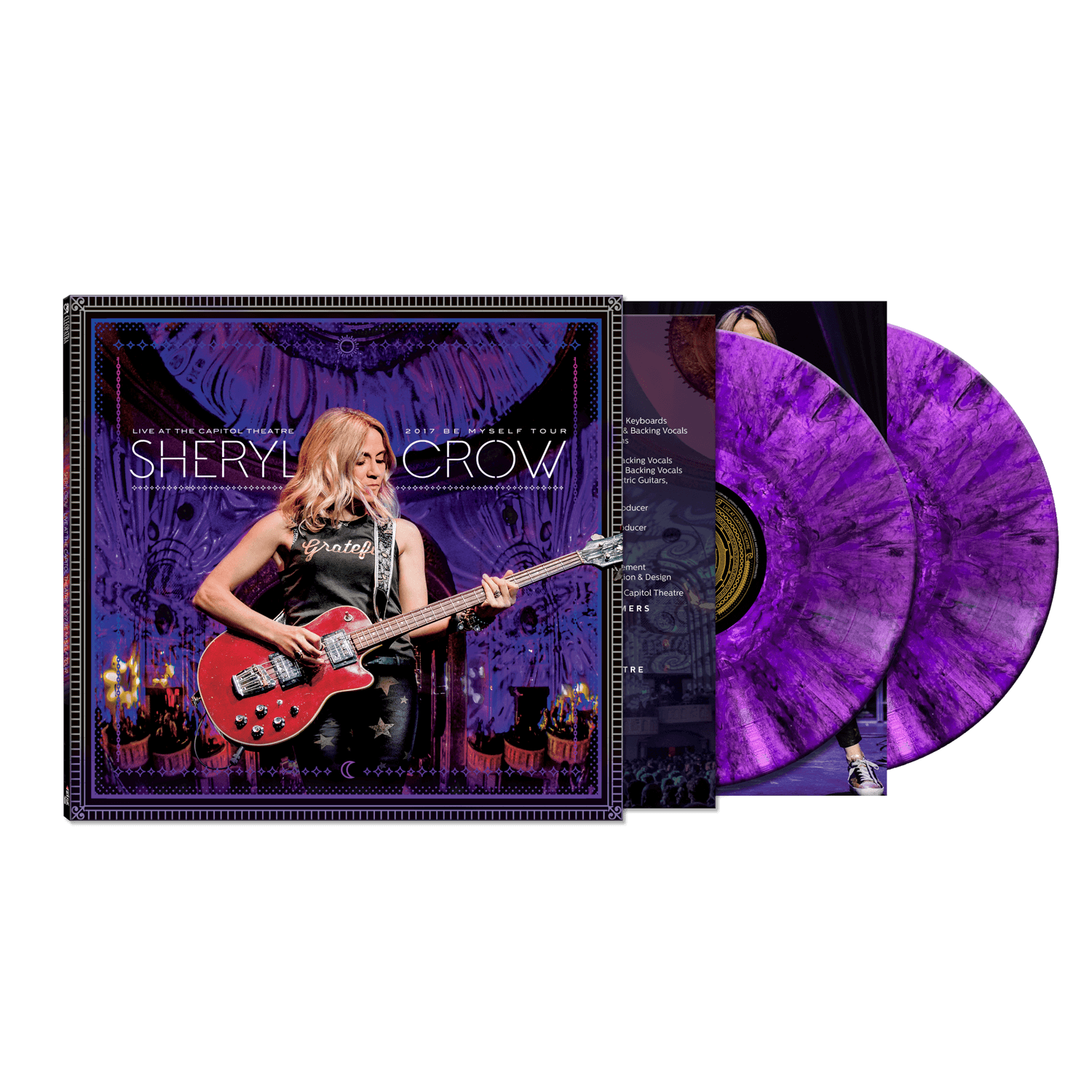 Sheryl Crow - Live At The Capitol Theatre - 2017 Be Myself Tour (Purple Marble Double Vinyl LP) - Cleopatra Records