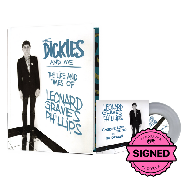 The Dickies And Me by Leonard Graves Phillips (Hardback Book Signed + 7" Vinyl)