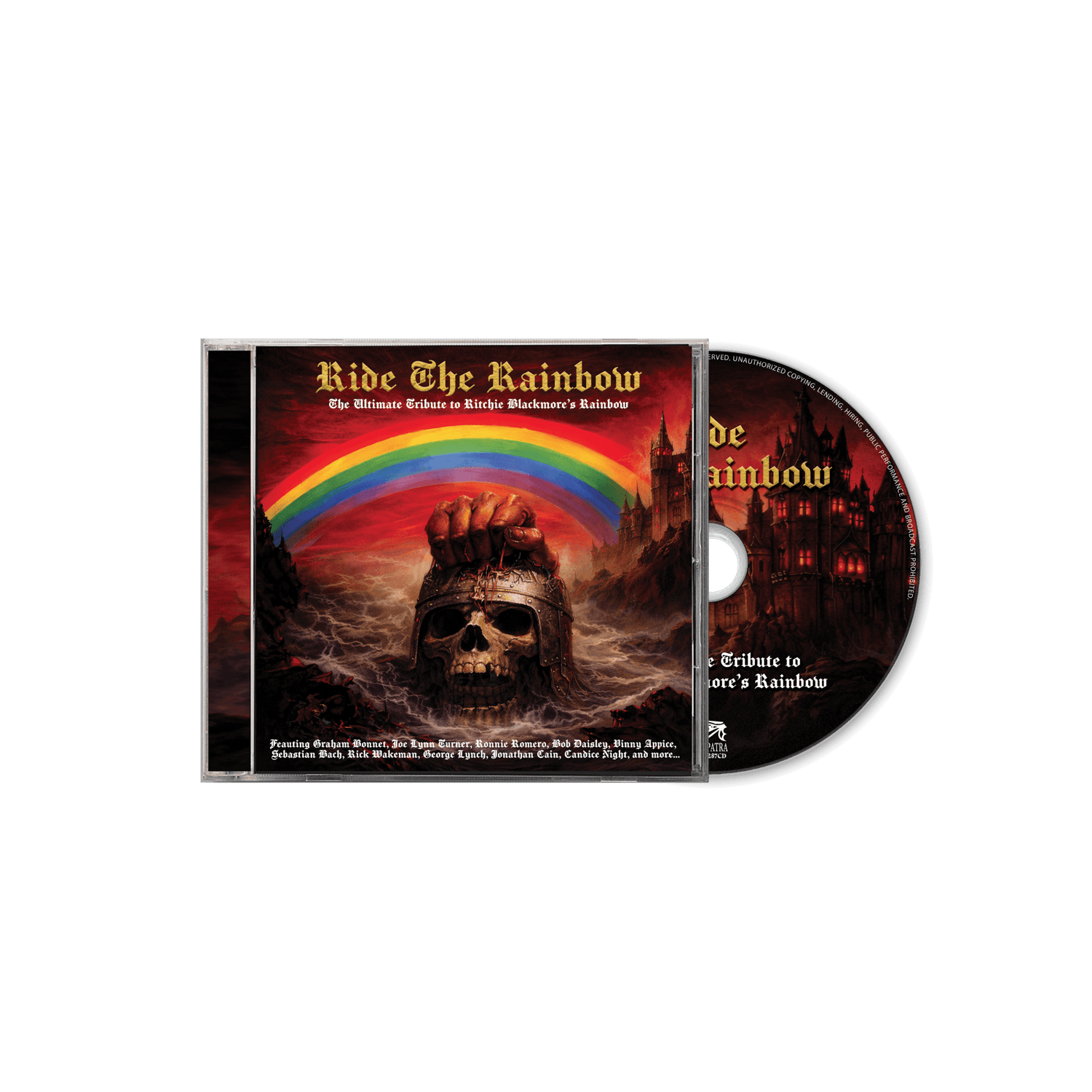 Ride The Rainbow - The Ultimate Tribute to Ritchie Blackmore’s Rainbow (CD + Tote Bag Bundle) - Cleopatra Records