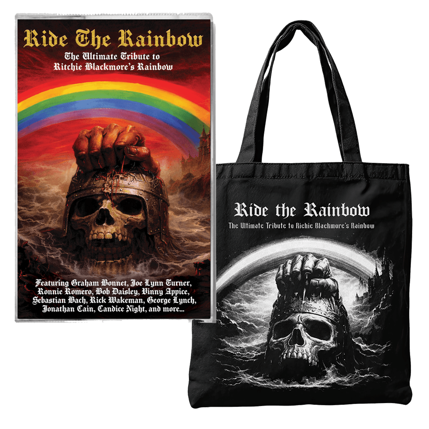 Ride The Rainbow - The Ultimate Tribute to Ritchie Blackmore’s Rainbow  (Cassette + Tote Bag Bundle)