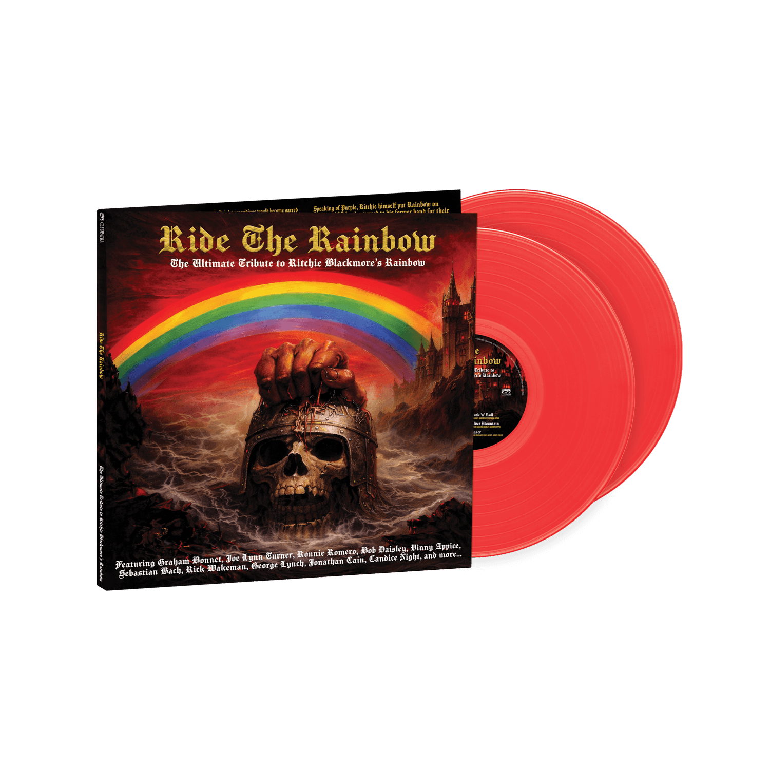 Ride The Rainbow - The Ultimate Tribute to Ritchie Blackmore’s Rainbow (Red Double Vinyl LP) - Cleopatra Records