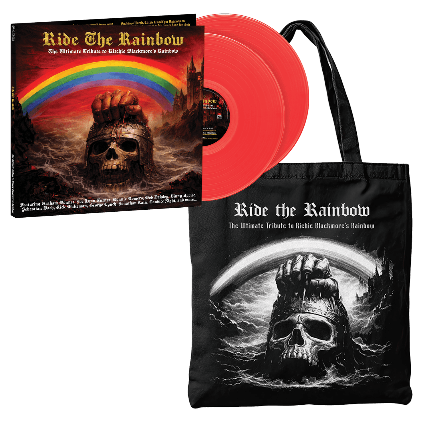 Ride The Rainbow - The Ultimate Tribute to Ritchie Blackmore’s Rainbow (Double Vinyl LP + Tote Bag Bundle)