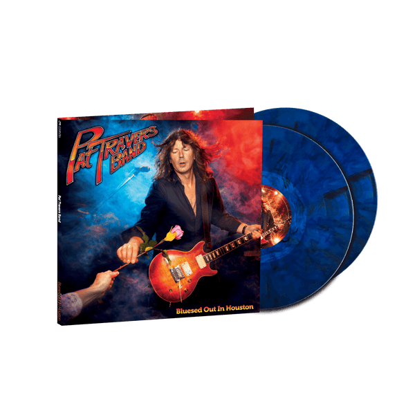 Pat Travers Band - Bluesed Out In Houston (Blue Marble Double Vinyl LP)