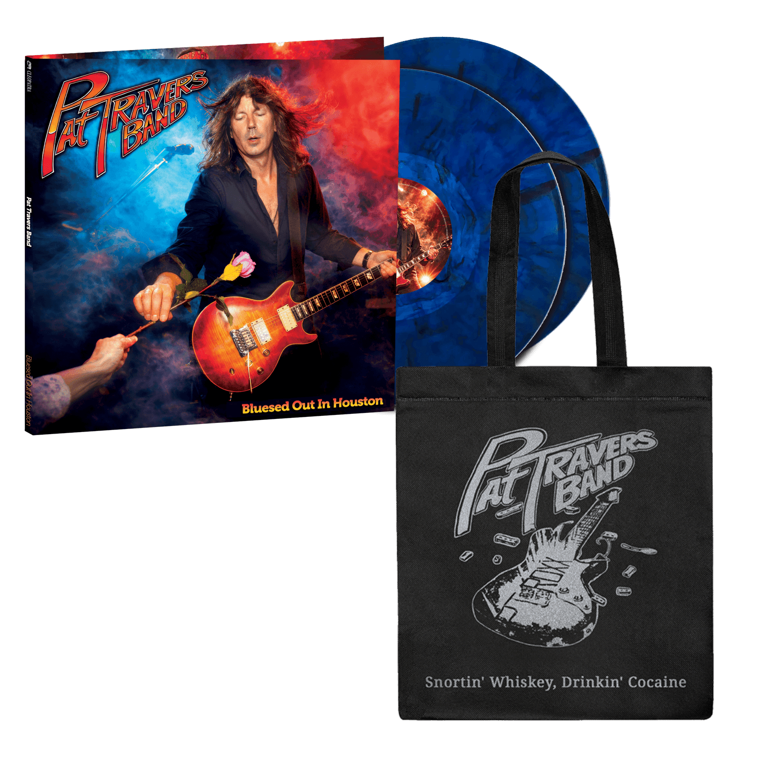 Pat Travers Band - Bluesed Out In Houston (CD or LP + Tote Bag)