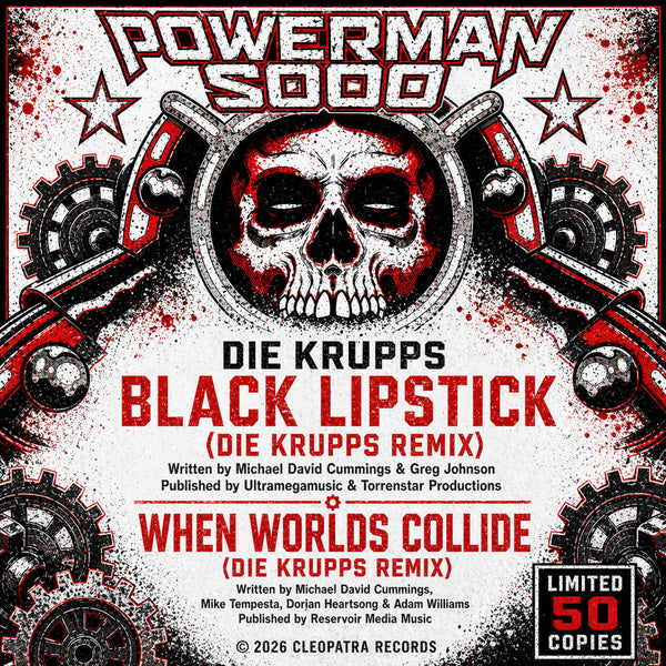 Powerman 5000 - When Worlds Collide (Die Krupps Remix) / Black Lipstick (Die Krupps Remix) (Black 7" Vinyl)