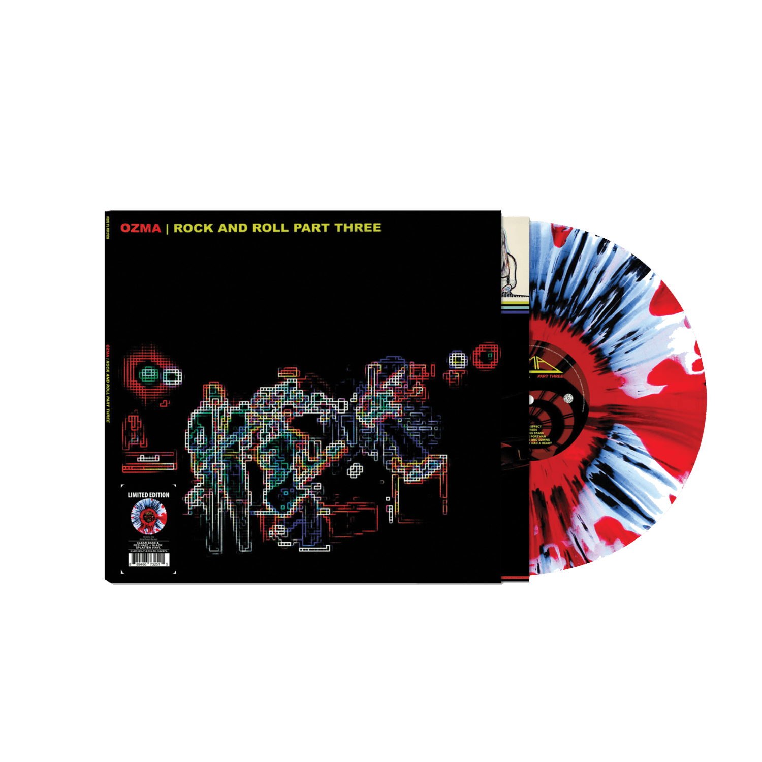 Cd Part Splatter Ozma - Rock And Roll Part Three (Clear, Red, Black, Haze, Splatter Vin