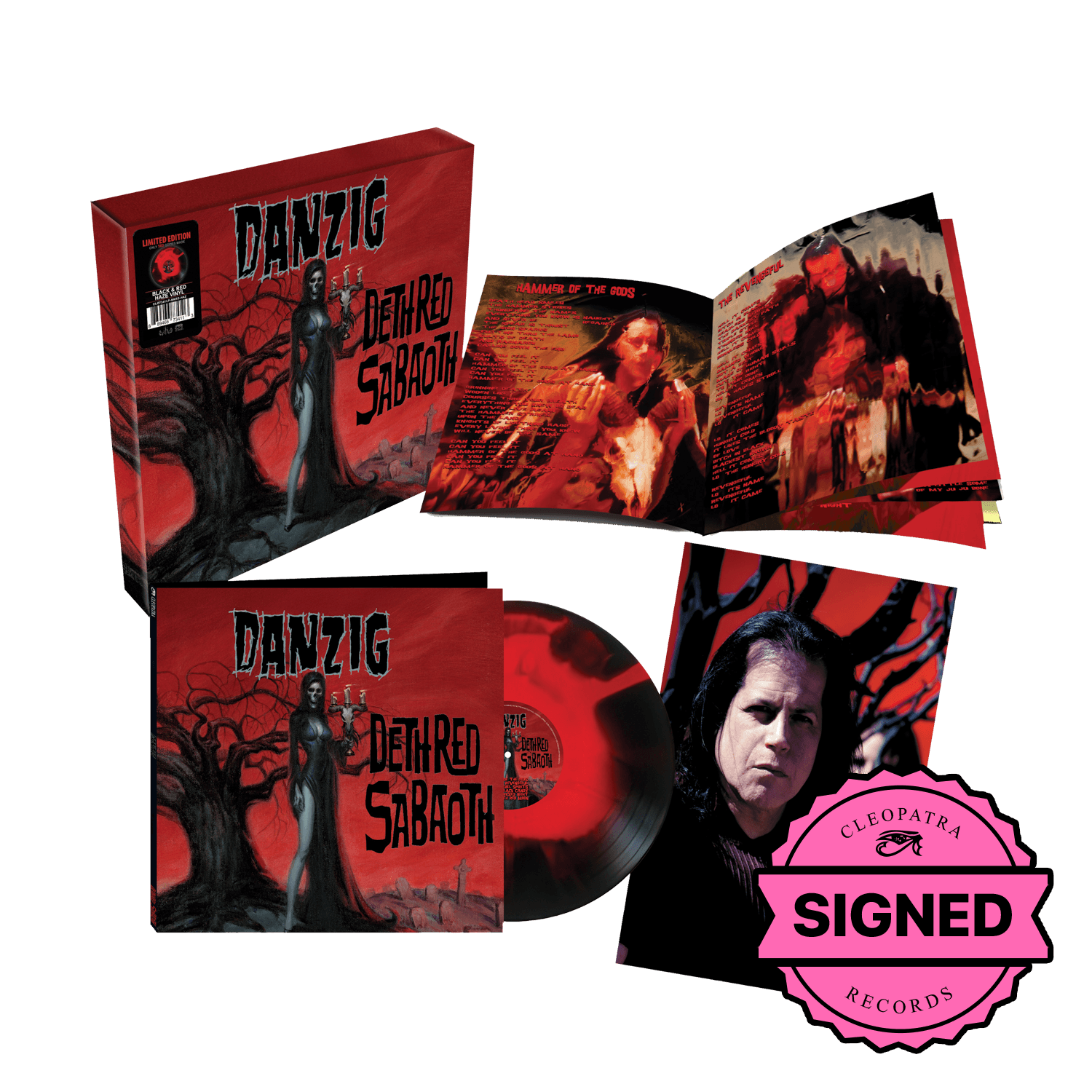 Danzig - Deth Red Sabaoth (Black/Red/Haze Vinyl LP Box Set - Signed)