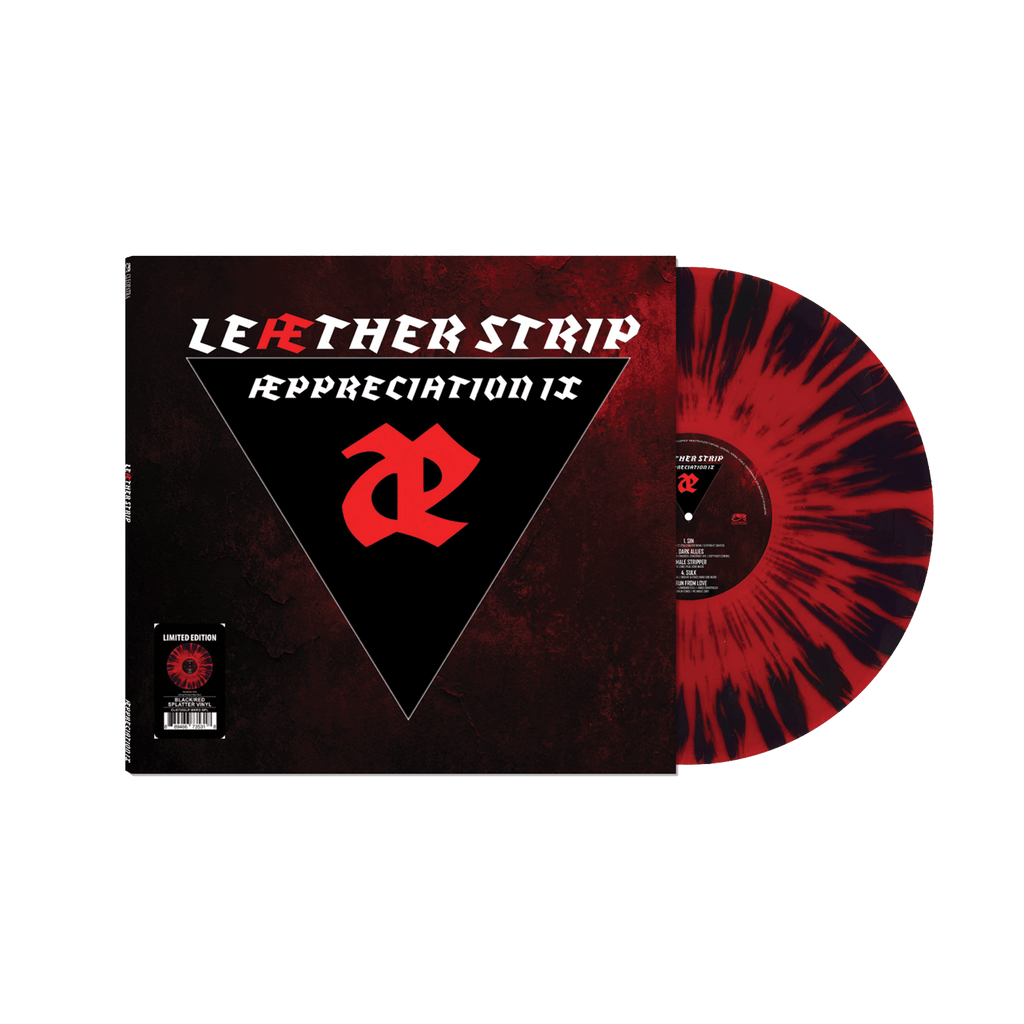 Leæther Strip - Æppreciation IX (Black, Red, Splatter Vinyl LP