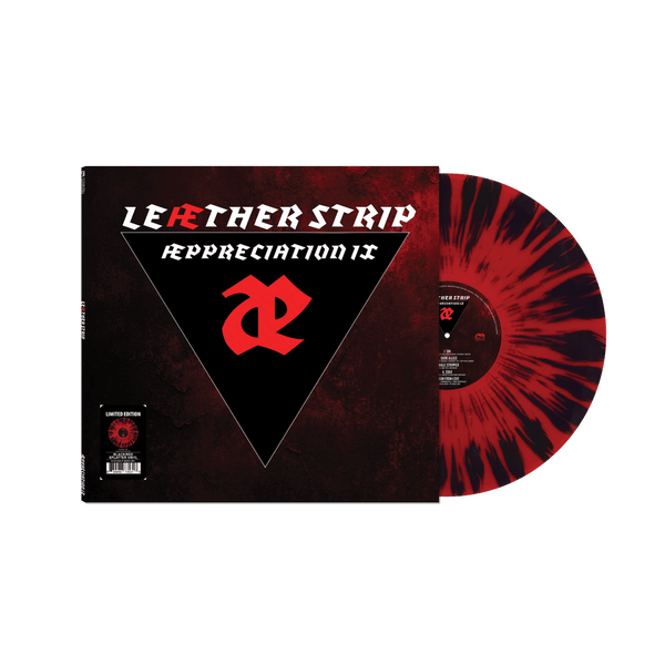 Leæther Strip - Æppreciation IX (Black, Red, Splatter Vinyl LP)