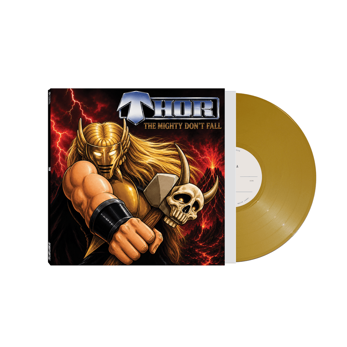Thor - The Mighty Don't Fall (Gold Vinyl White Label)