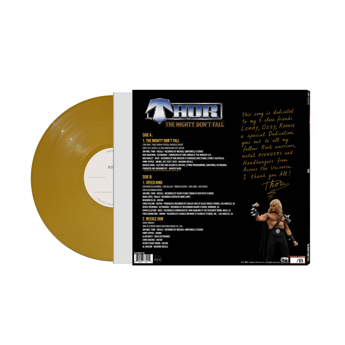 Thor - The Mighty Don't Fall (Gold Vinyl White Label)