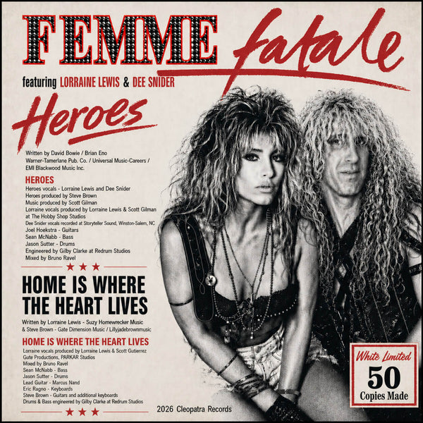 Femme Fatale - Heroes / Home Is Where The Heart Lives (Colored 7" Vinyl)