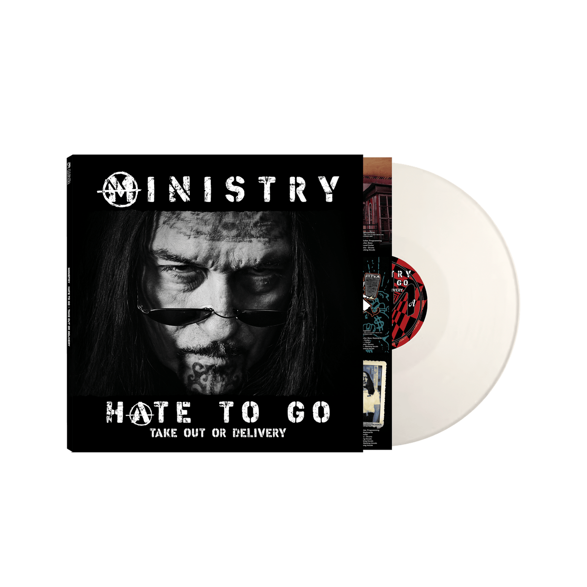 Ministry - Hate To Go - Take Out Or Delivery (Colored Vinyl LP or Deluxe Box Set) - Cleopatra Records