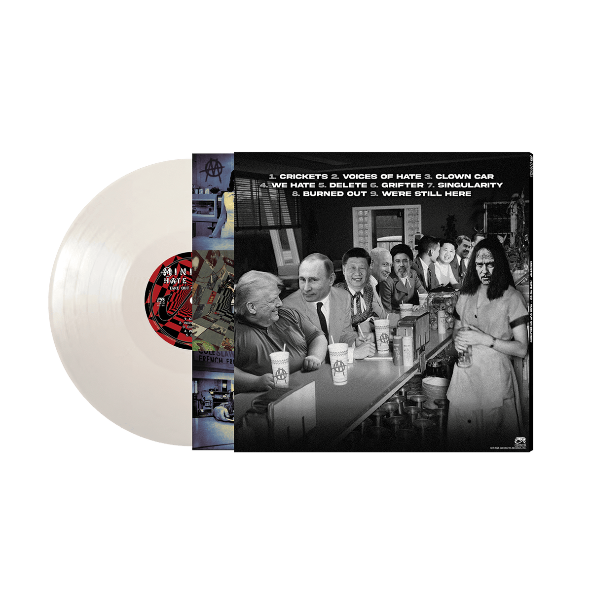 Ministry - Hate To Go - Take Out Or Delivery (Colored Vinyl LP or Deluxe Box Set) - Cleopatra Records