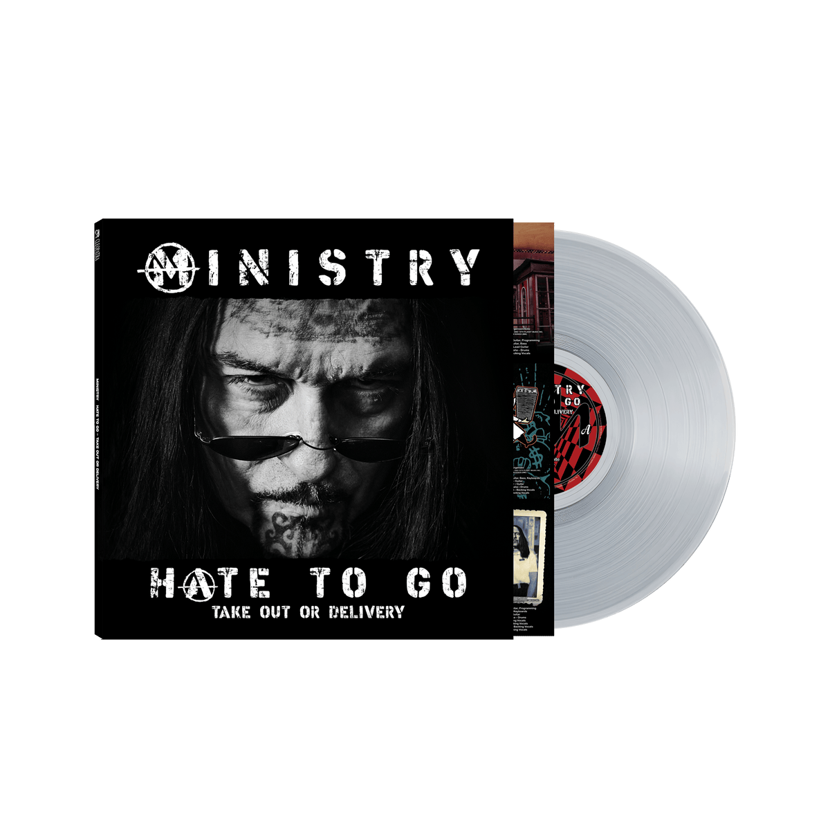 Ministry - Hate To Go - Take Out Or Delivery (Colored Vinyl LP or Deluxe Box Set) - Cleopatra Records