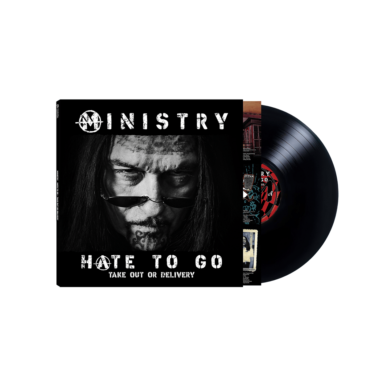 Ministry - Hate To Go - Take Out Or Delivery (Colored Vinyl LP or Deluxe Box Set) - Cleopatra Records