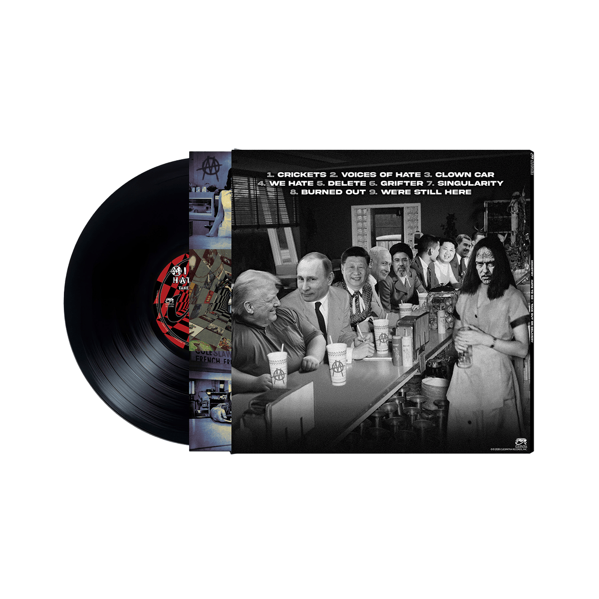 Ministry - Hate To Go - Take Out Or Delivery (Colored Vinyl LP or Deluxe Box Set) - Cleopatra Records