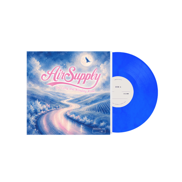 Air Supply - The Long And Winding Road (Blue Marble Vinyl White Label)