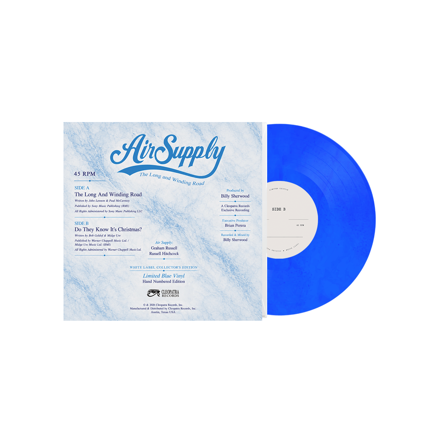 Air Supply - The Long And Winding Road (Blue Marble Vinyl White