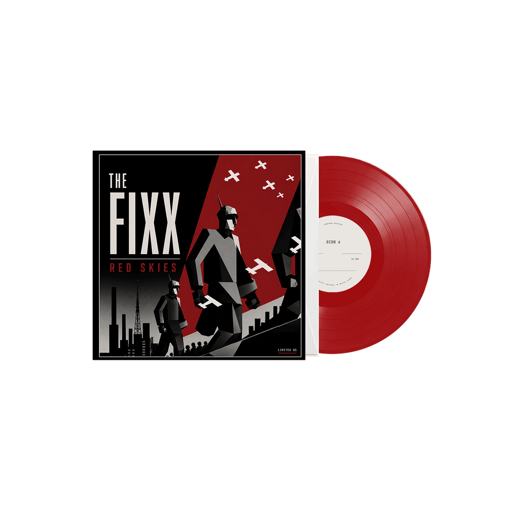The Fixx - Red Skies (Red Vinyl White Label) - Cleopatra Records